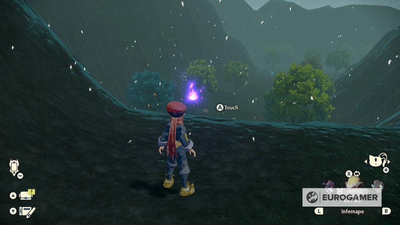 Pok mon Legends Arceus Wisp locations  How to complete Eerie Apparitions in the Night - 27