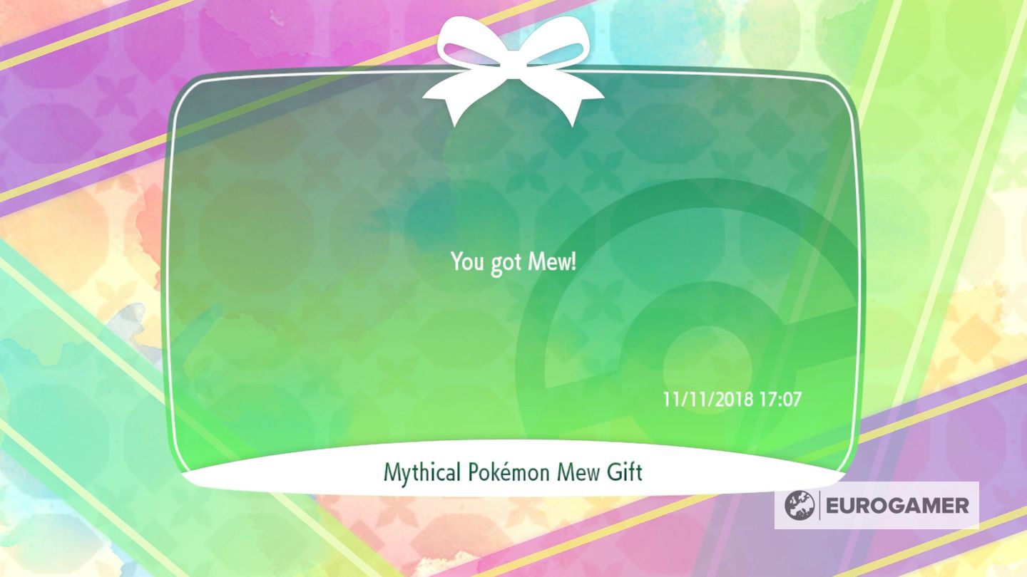 Pokémon Lets Go Mew explained  how to get Mew in Pokémon Lets Go Pikachu and Eevee with Mystery Gift
