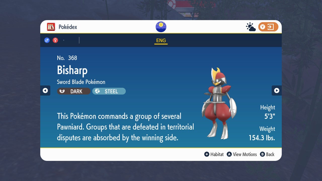 How to evolve Bisharp into Kingambit in Pok mon Scarlet and Violet - 40