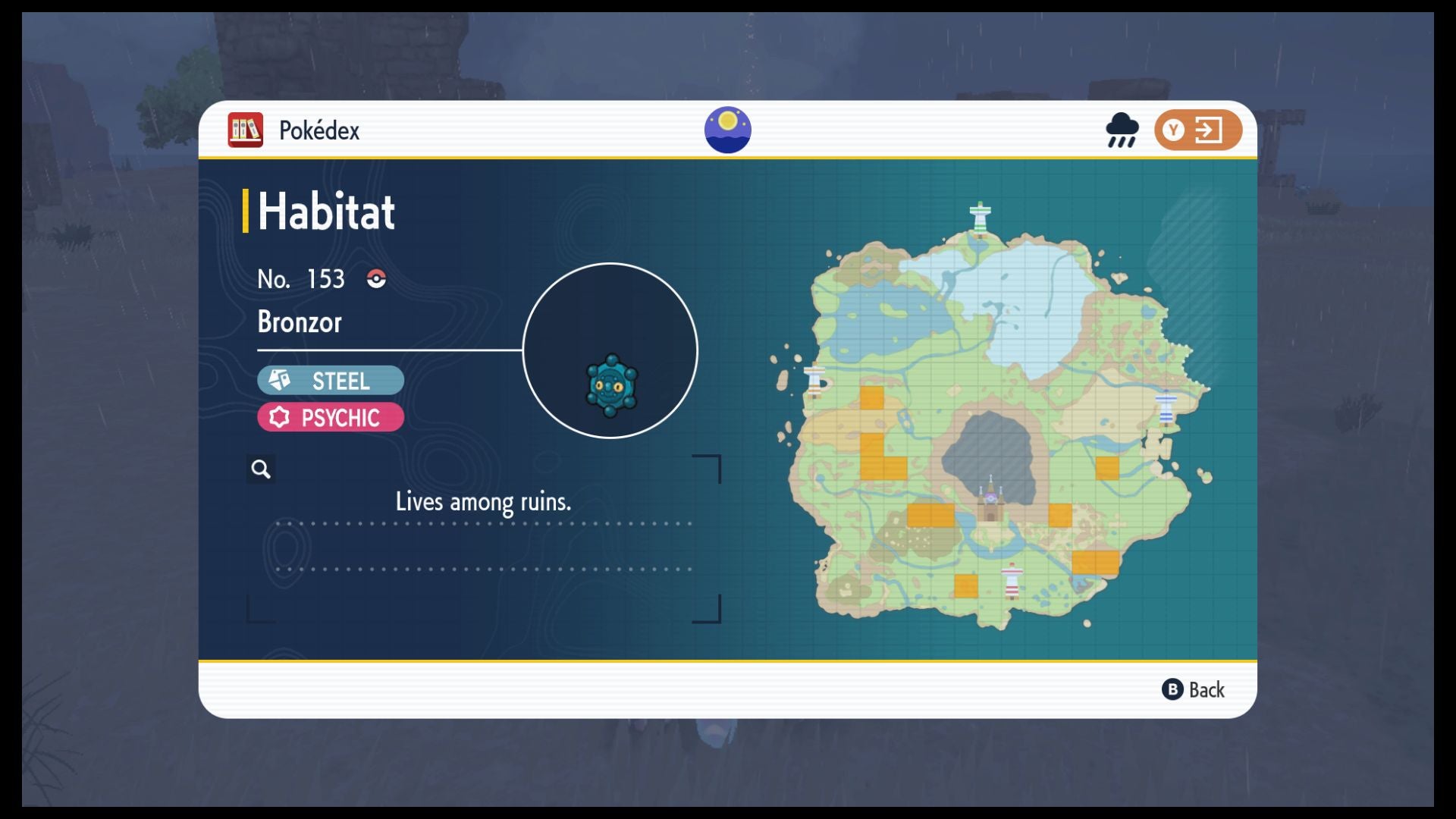 Where to find Bronzor in Pok mon Scarlet and Violet - 27