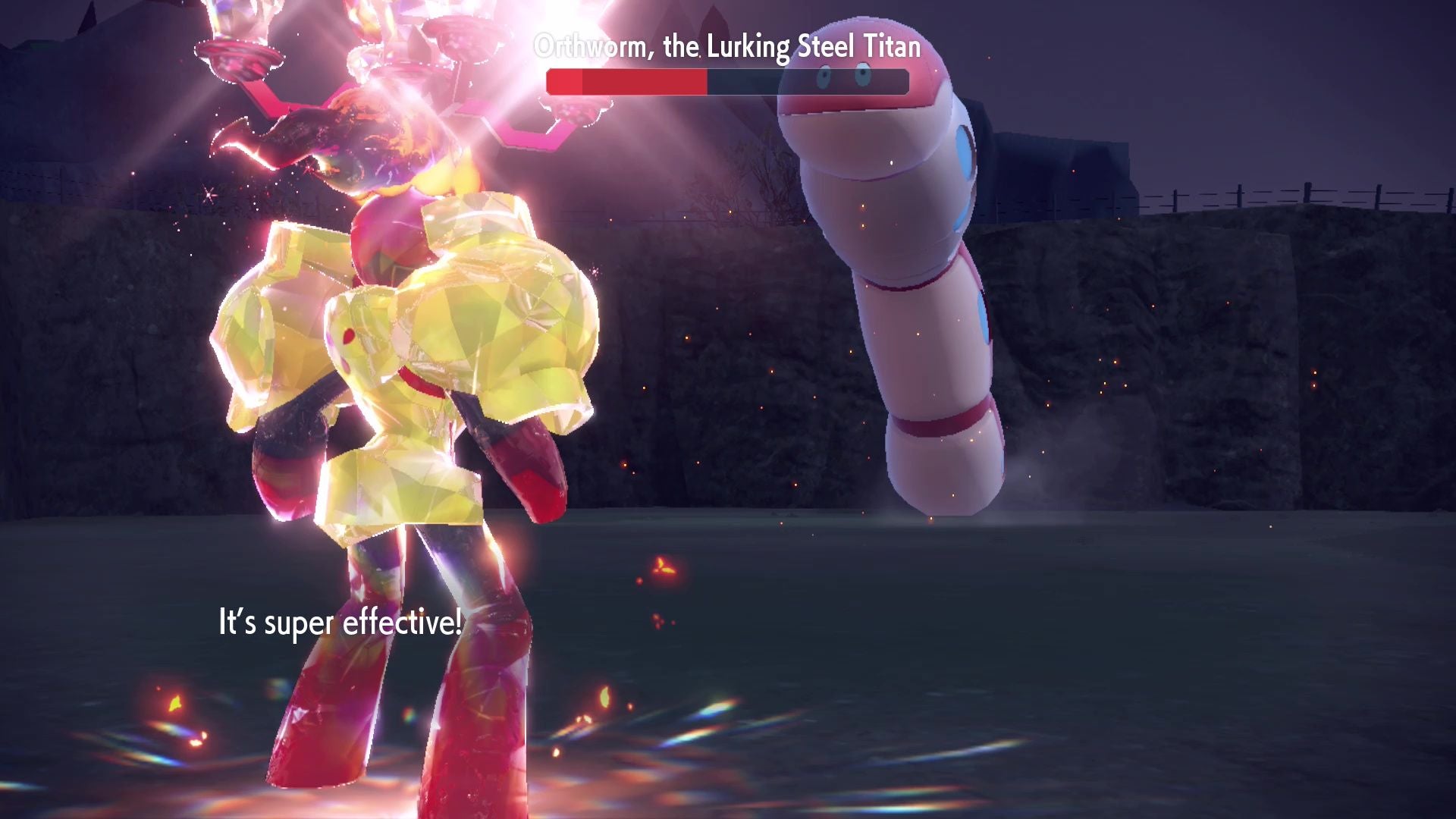 Lurking Steel Titan location  Orthworm weaknesses in Pok mon Scarlet and Violet - 89