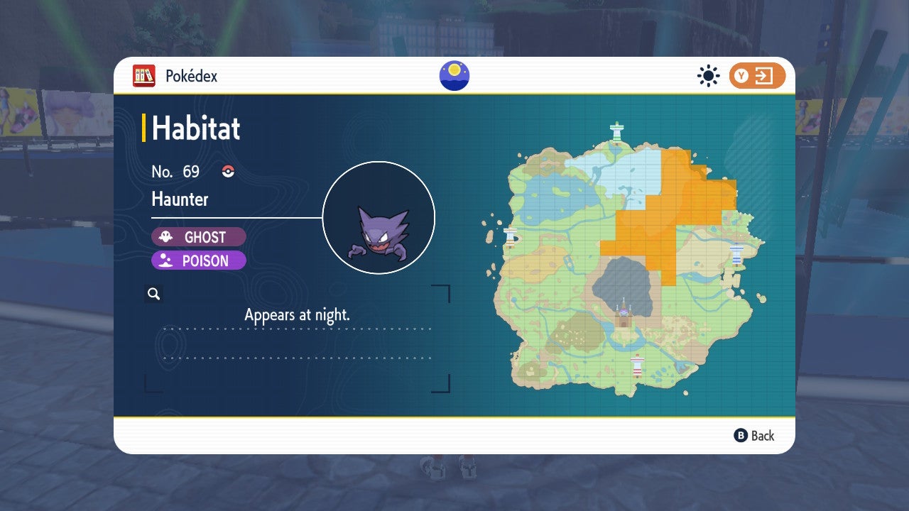 How to evolve Haunter into Gengar easily in Pok mon Scarlet and Violet with a solo Haunter trade location - 77
