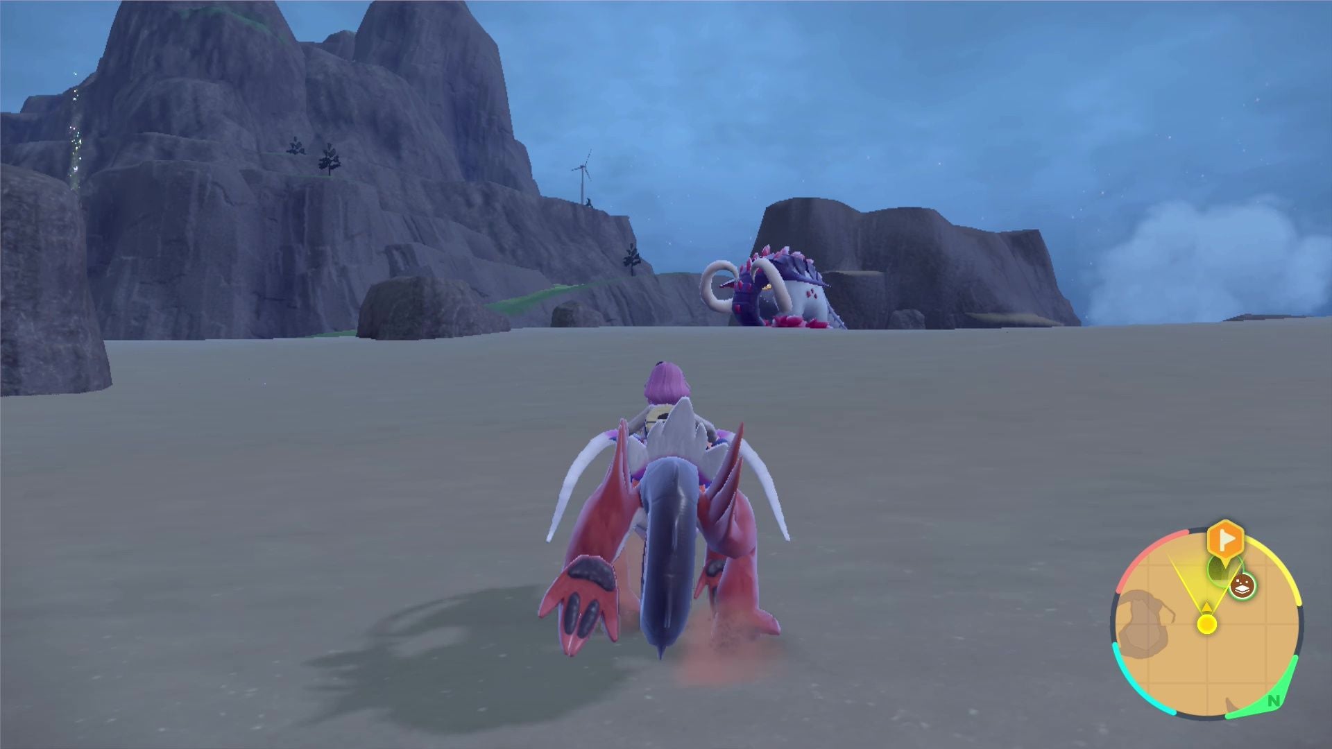 Quaking Earth Titan location  Great Tusk and Iron Treads strategy in Pok mon Scarlet and Violet - 61