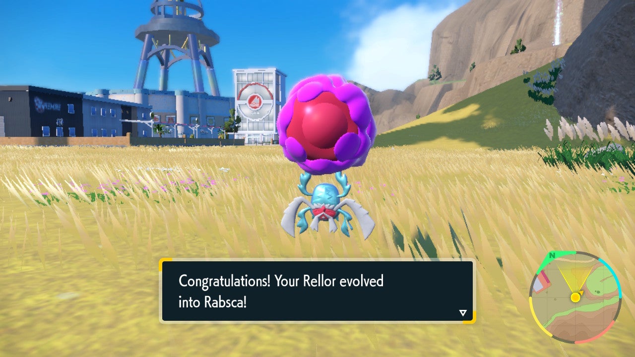 How to evolve Rellor into Rabsca in Pok mon Scarlet and Violet - 96