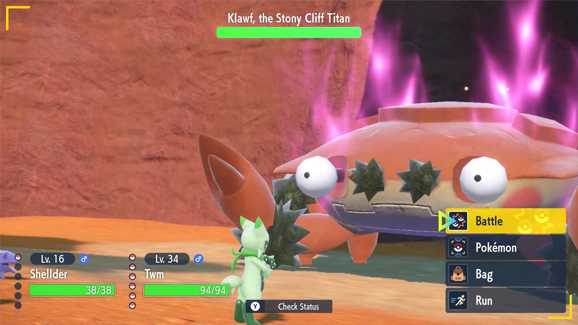 Stony Cliff Titan location  Klawf weaknesses in Pok mon Scarlet and Violet - 88