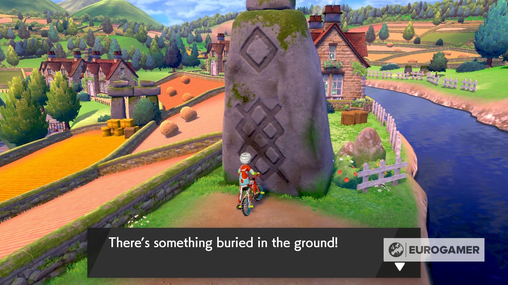 Pokémon Sword and Shield Turffield treasure riddle solution how to solve the three standing stones puzzle