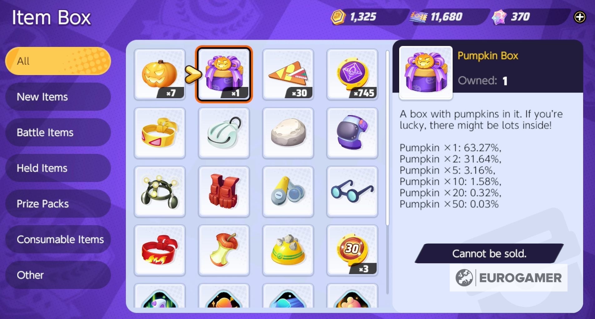 Pok mon Unite Pumpkins  How to get pumpkins and Pumpkin Box odds explained - 4