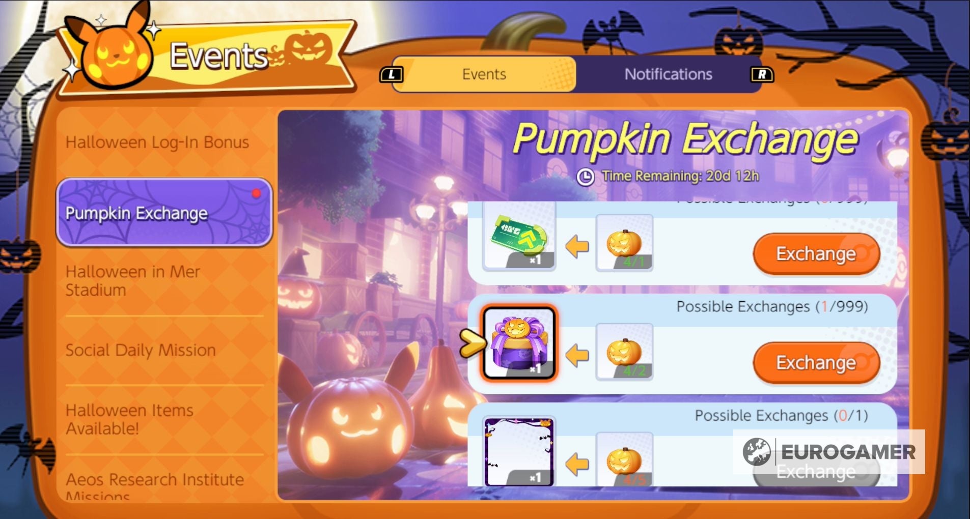 Pok mon Unite Pumpkins  How to get pumpkins and Pumpkin Box odds explained - 85