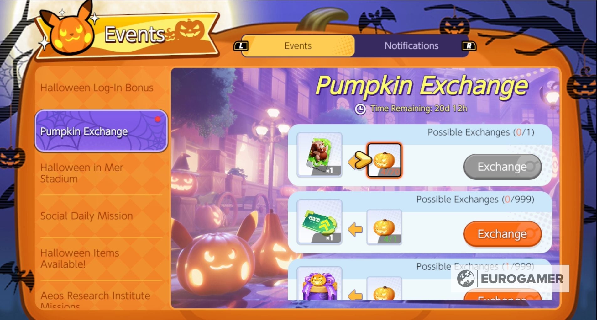 Pok mon Unite Pumpkins  How to get pumpkins and Pumpkin Box odds explained - 88