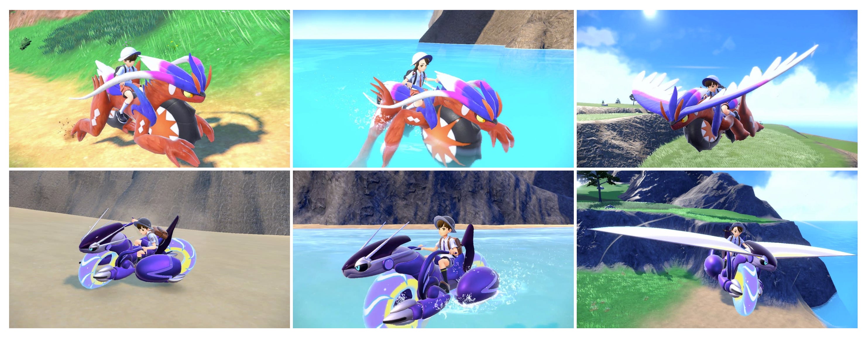 Pok mon Scarlet and Violet differences  from version exclusive Pok mon to professors - 62
