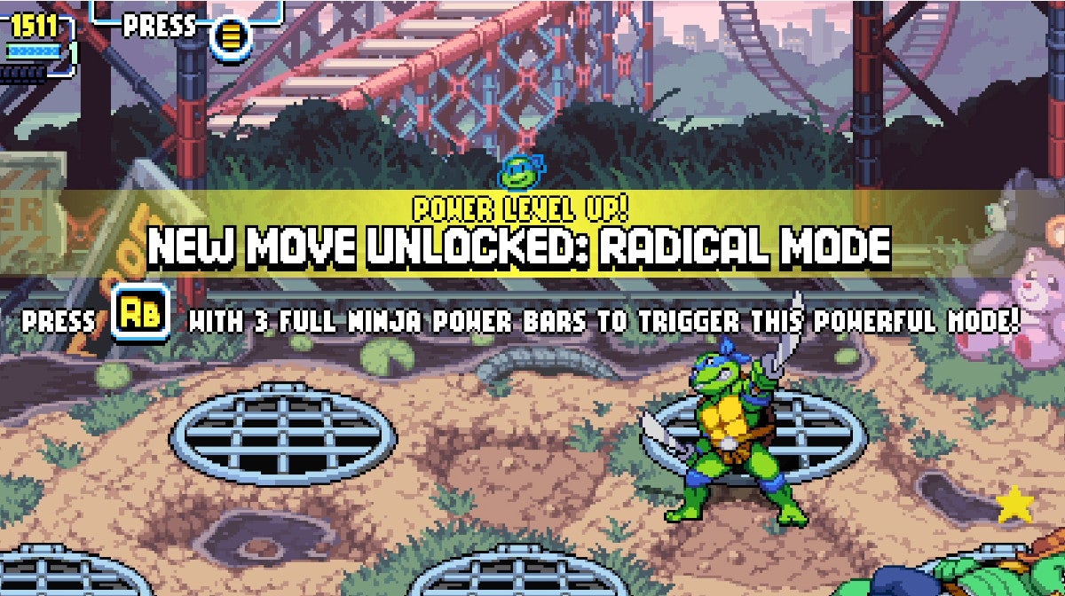 Obrazki dla Ninja Turtles Shredder’s Revenge - nowe ciosy, jak odblokować