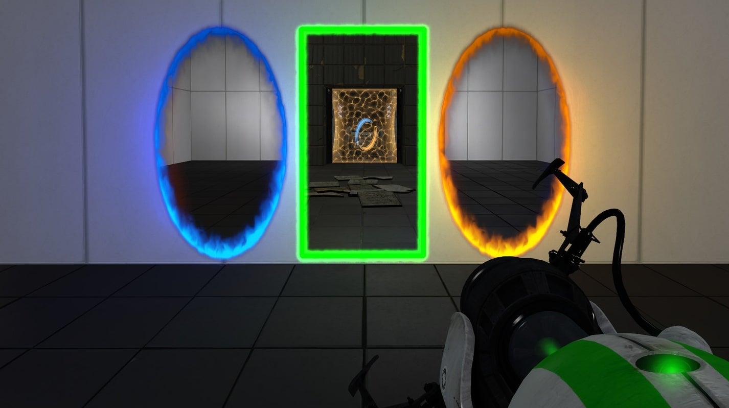 Image for Portal 2 mod adds third portal with time travel