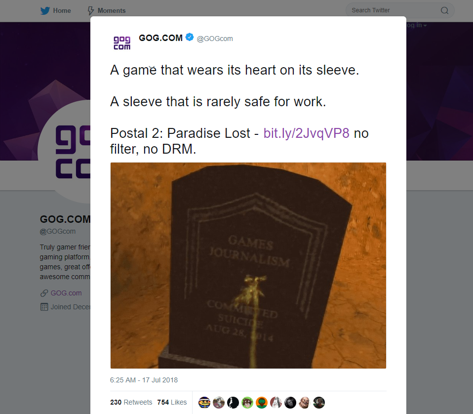 Troubling GOG tweets, fired CD Projekt and the spectre GamerGate | Eurogamer.net