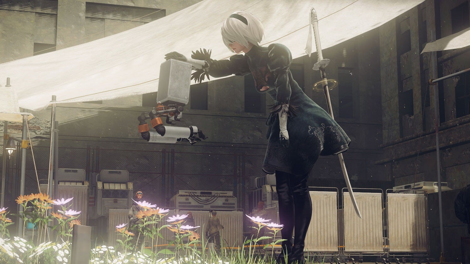 Obrazki dla Zagadka tajemniczego kościoła w Nier: Automata jest coraz dziwniejsza