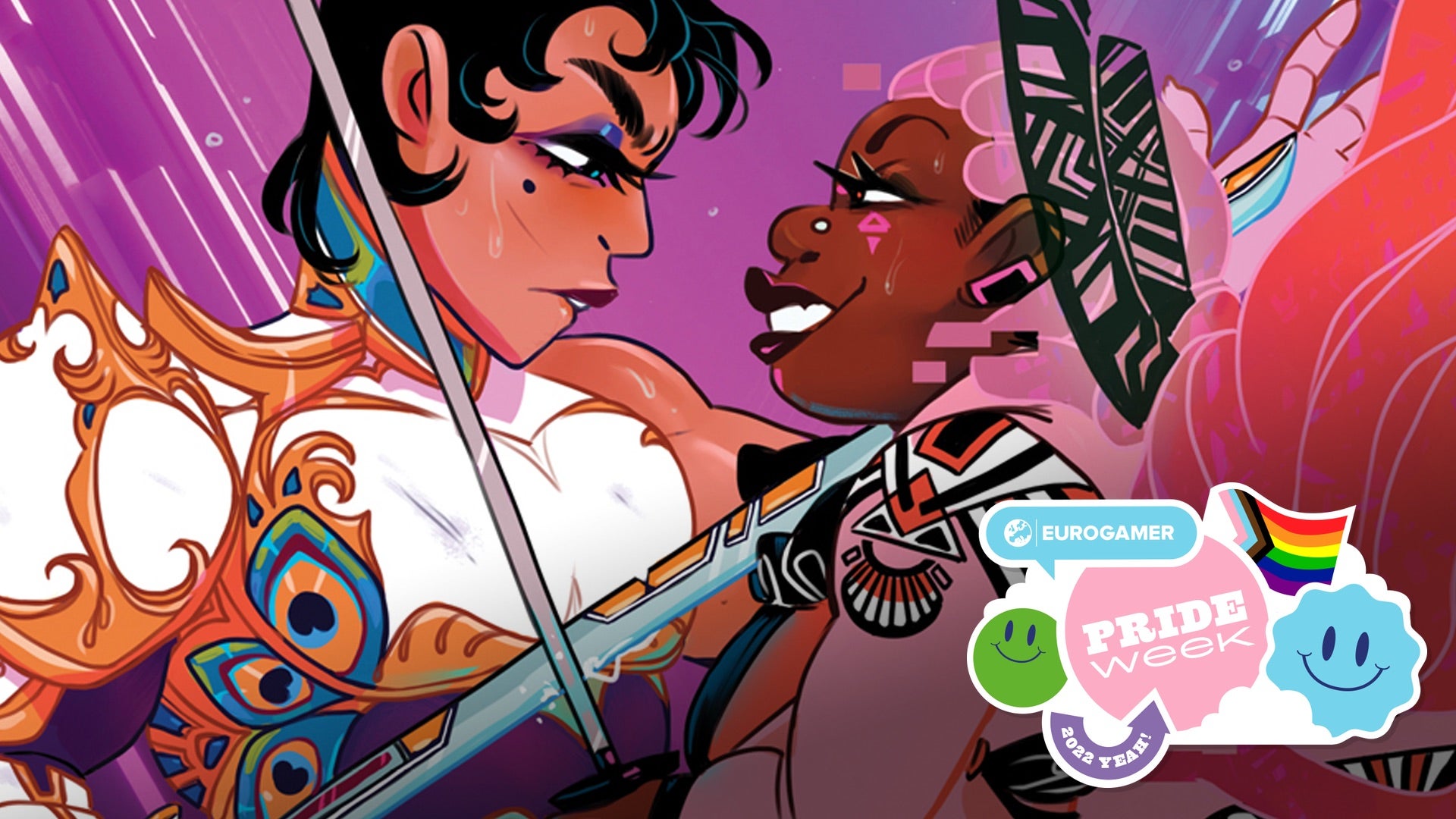 Image for Pride Week: Dicebreaker recommends Thirsty Sword Lesbians - revelling in an unapologetically gay soap opera