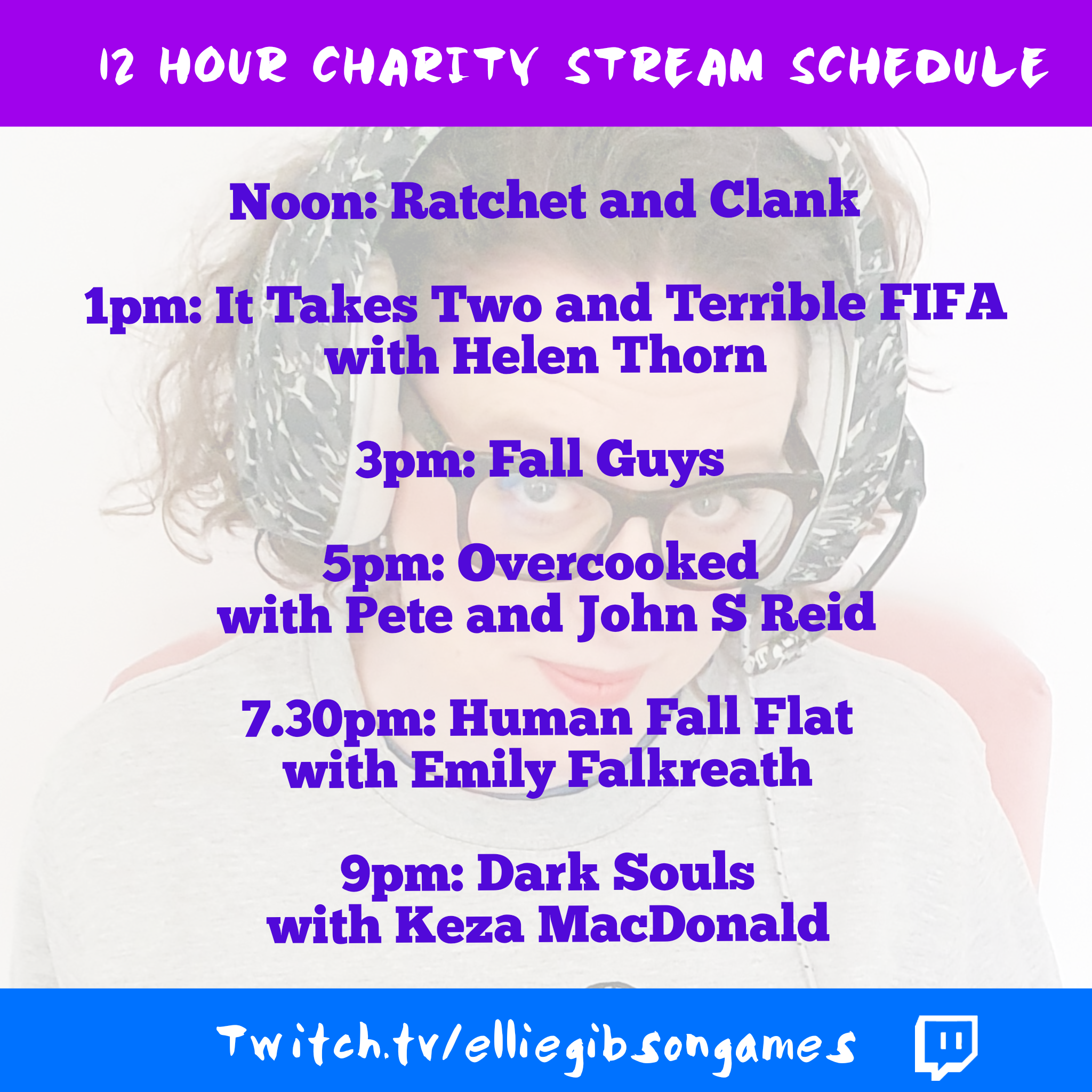 Eurogamer veteran Ellie Gibson is doing a 12 hour stream for charity - 36