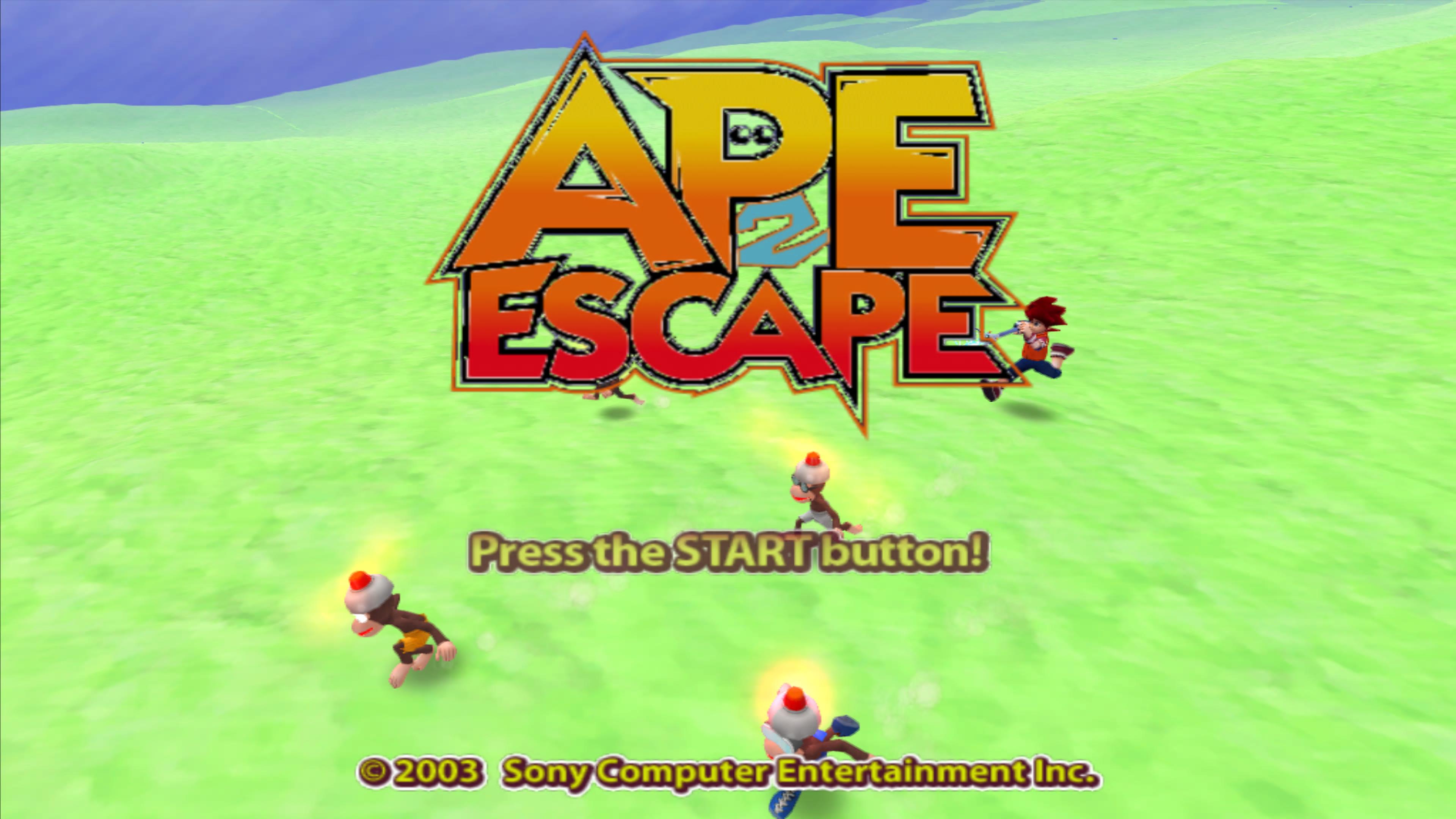 PS Plus - Ape Escape 2 start menu