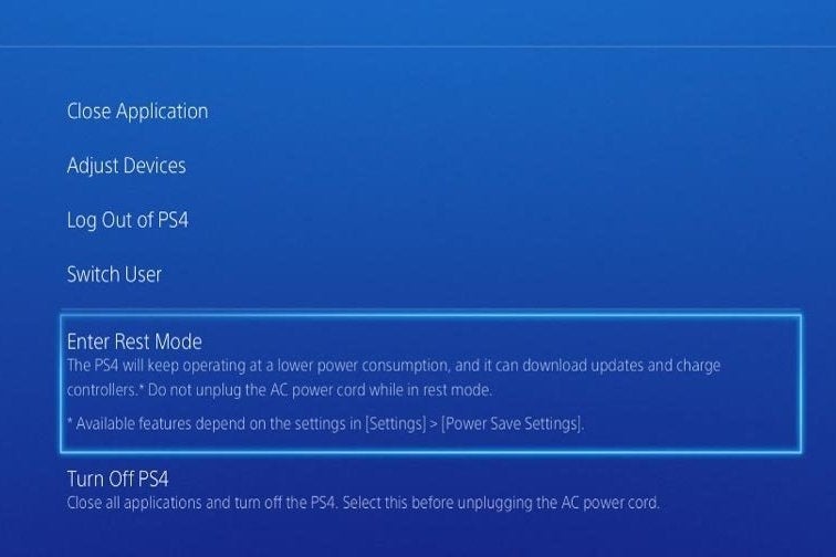 PS4 software update to tackle Rest Mode problem | Eurogamer.net