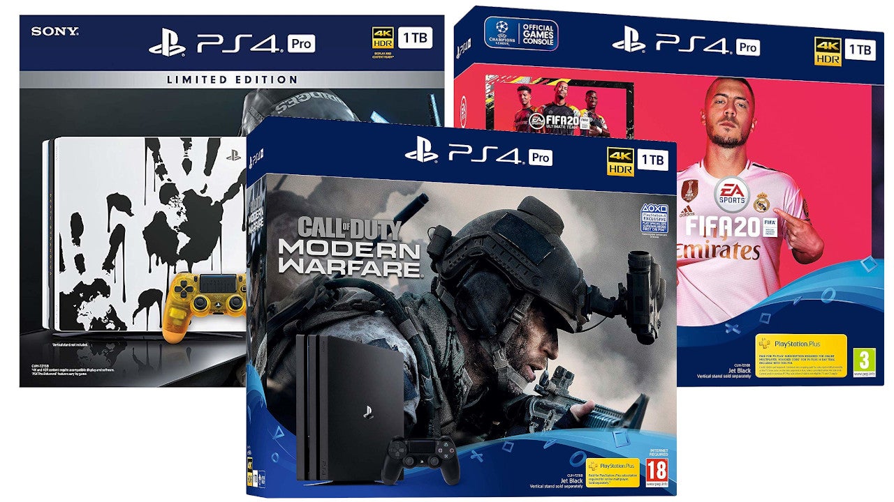 følsomhed trojansk hest konjugat These PS4 Pro bundles with Call of Duty, Fifa 20 or Death Stranding start  at £250 | Eurogamer.net
