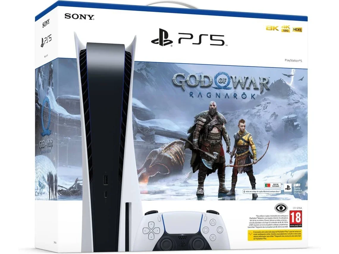 Imagem para Worten tem packs da PS5 com FIFA 23 e God of War Ragnarok por €799,97