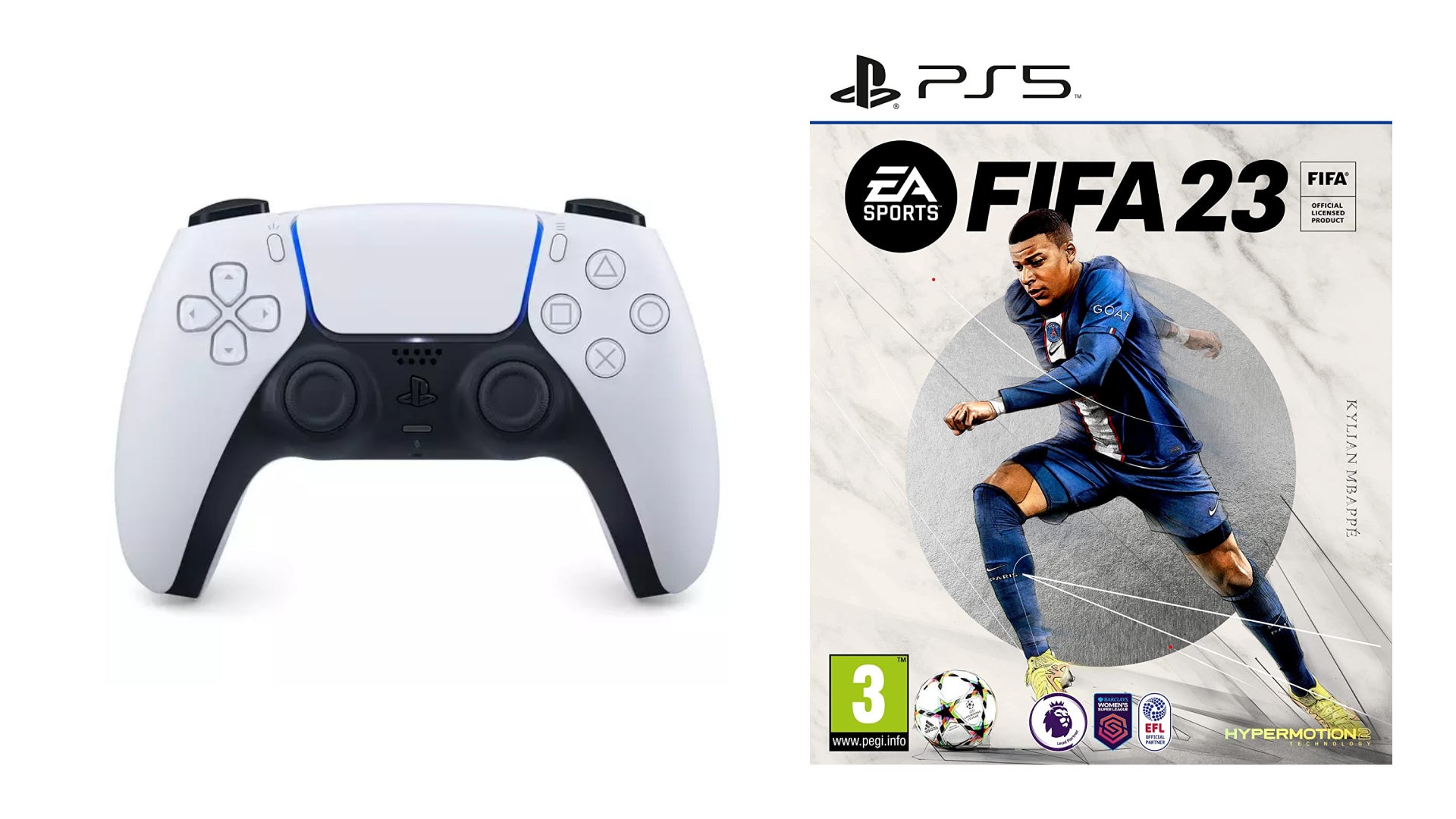 Image for Get a PS5 DualSense controller with FIFA 23 for £65 at Currys