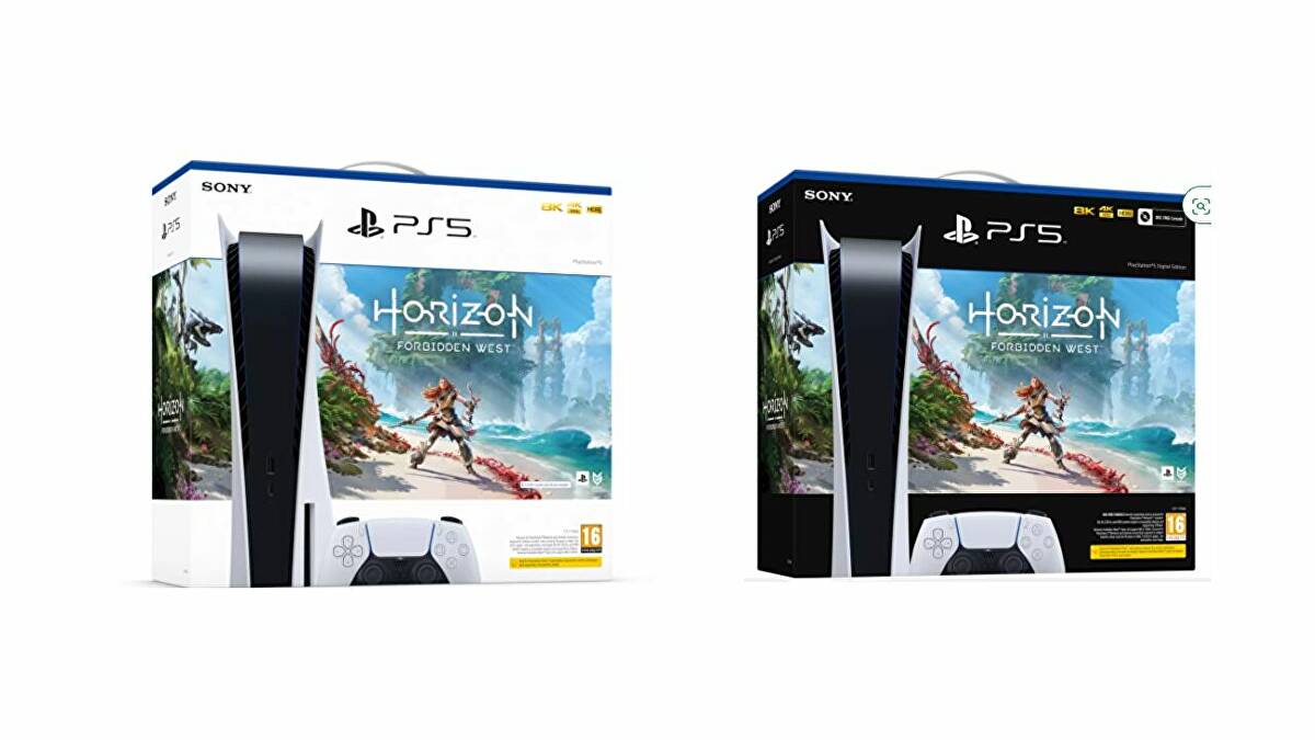 Imagem para PS5 foi a mais vendida em julho no Reino Unido, onde o bundle de Horizon Forbidden West é um sucesso