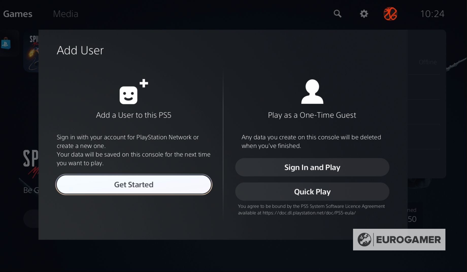 PS5 accounts - How to add new accounts, switch users, guest, remove and Quick Play on the PlayStation 5