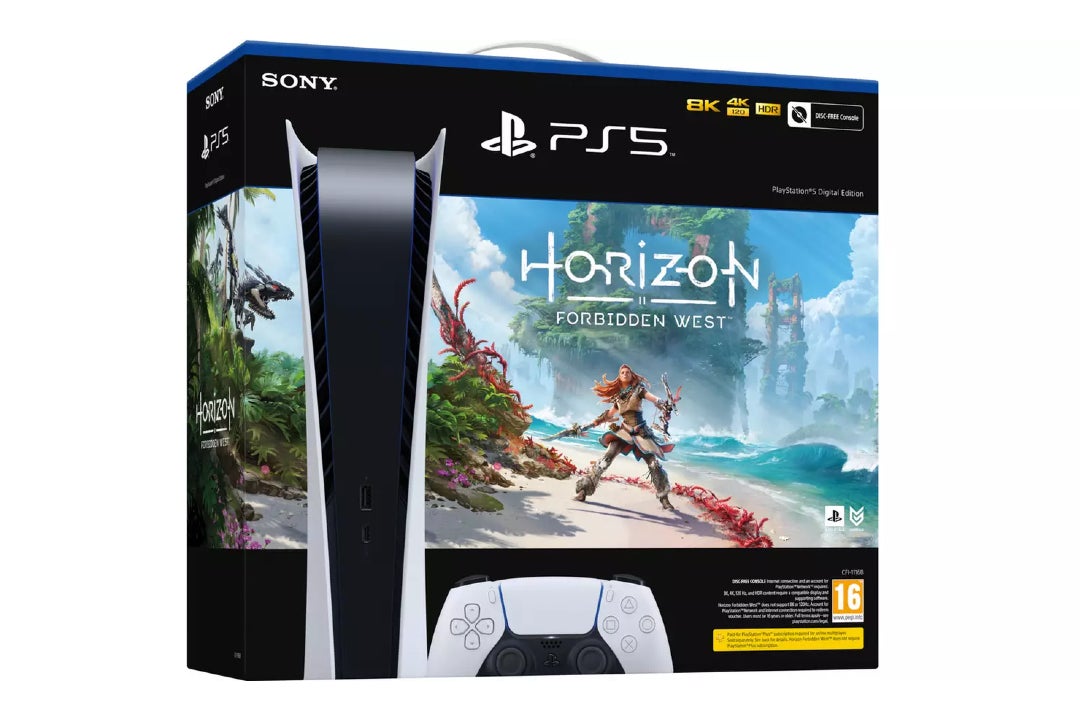 Image for PS5 bundles with Horizon Forbidden West now sold out at Amazon