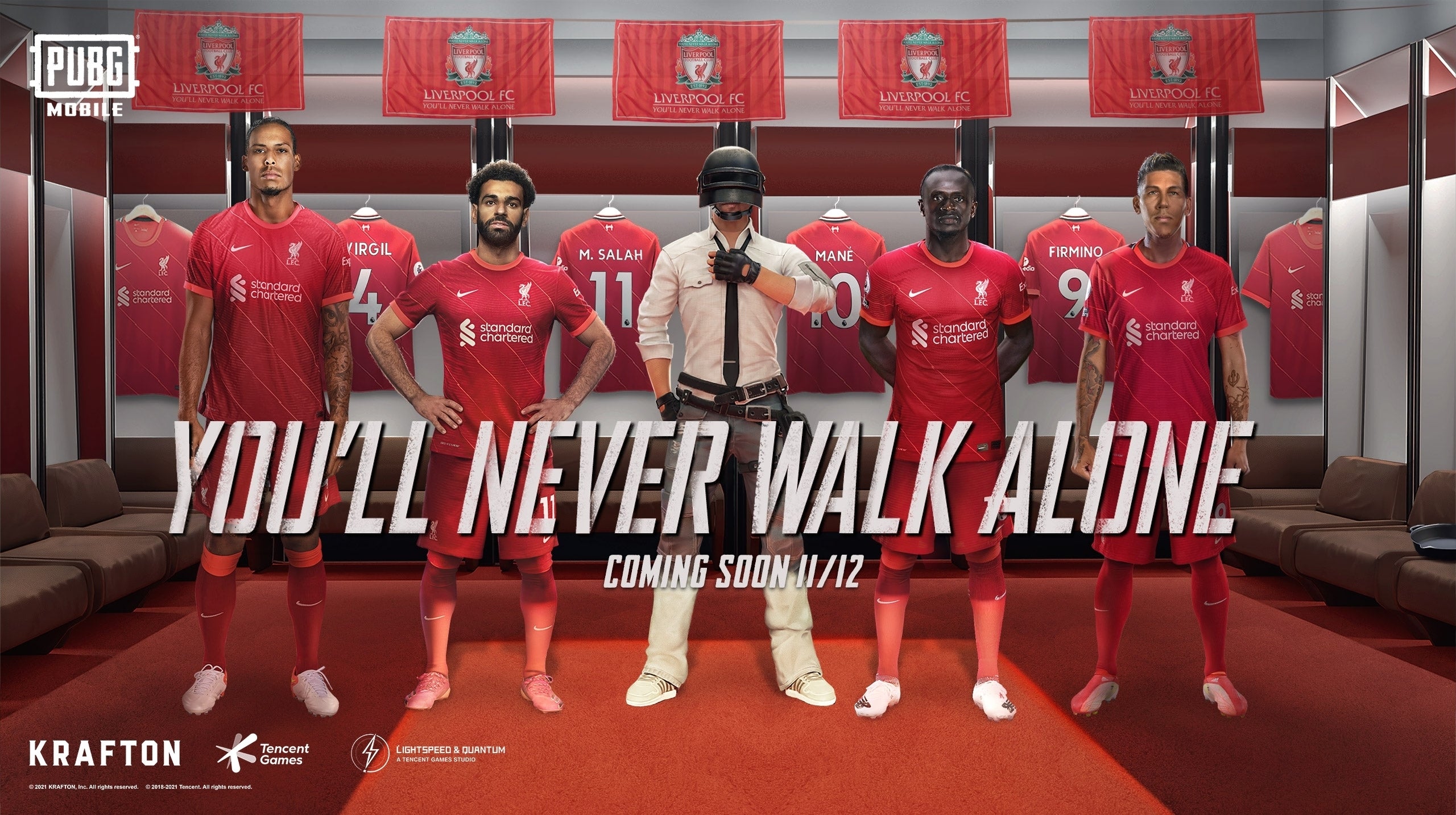 Image for PUBG Mobile is getting Liverpool FC kits