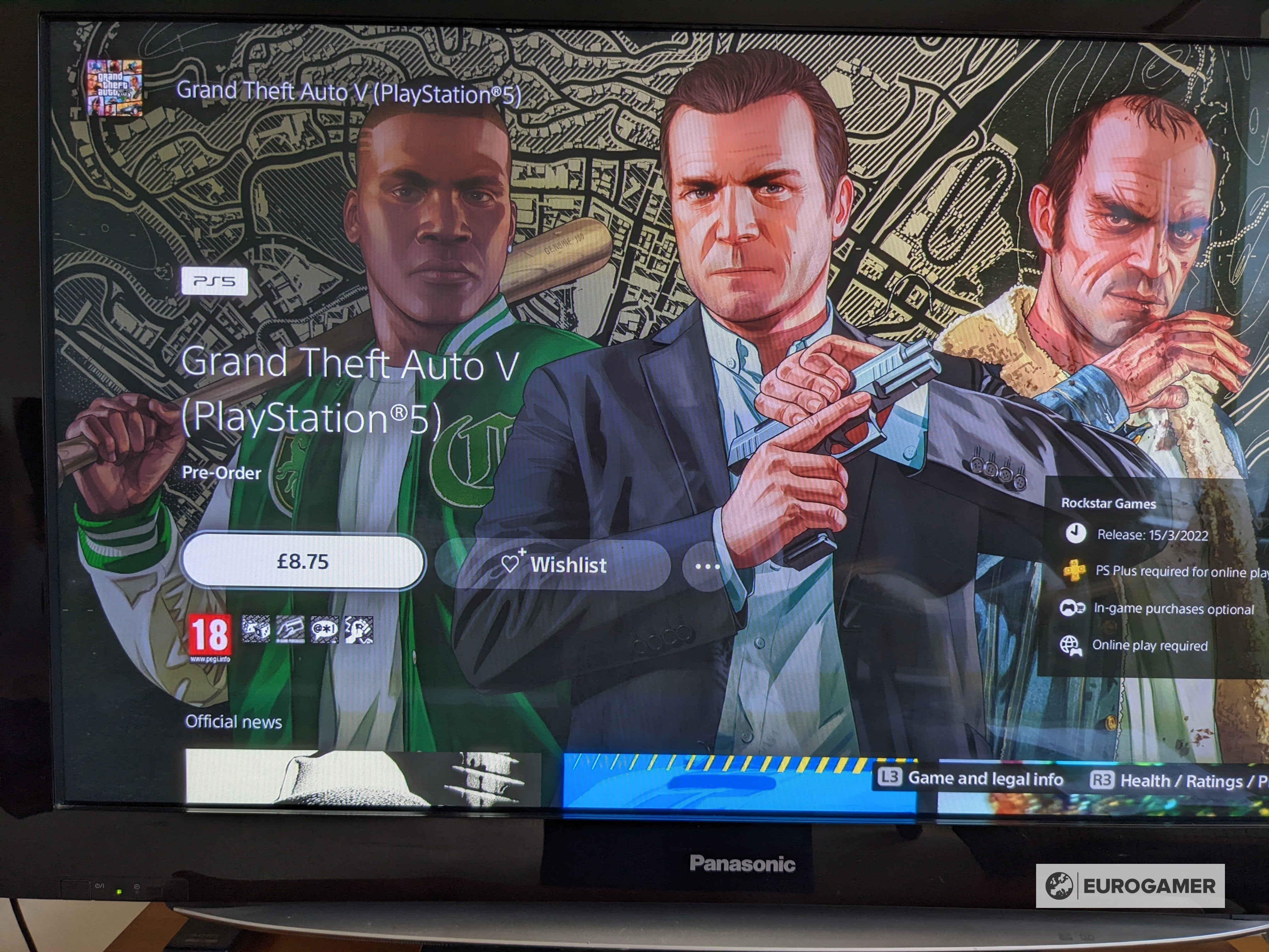 Grand Theft Auto 5 half price for first three months on PS5  Xbox Series X S - 84