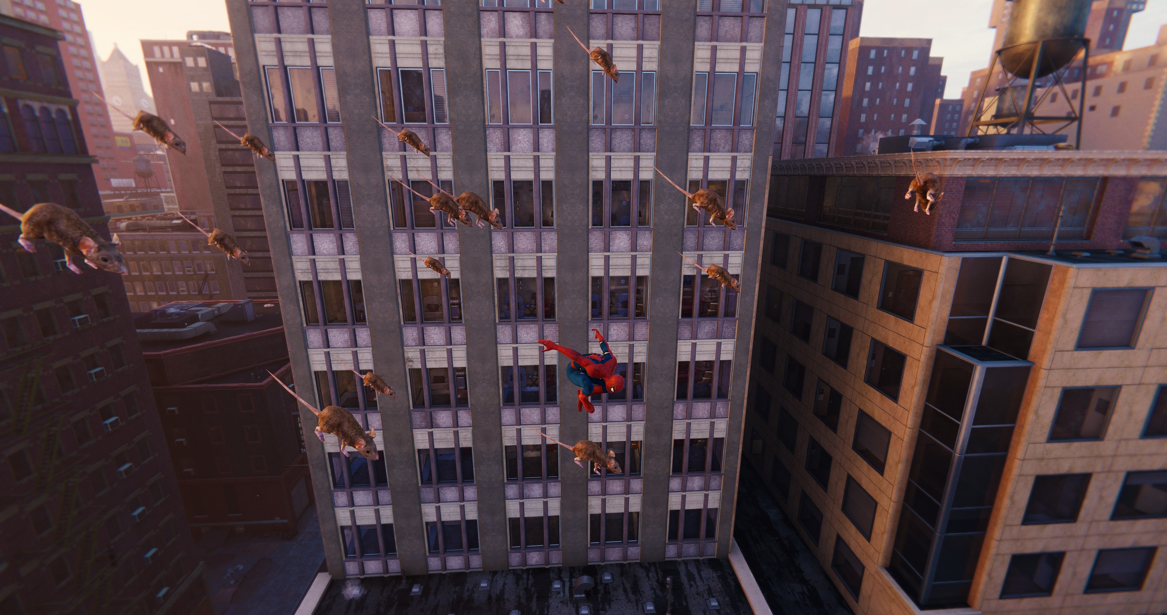 Pigeons replaced with rats in Spider-Man PC