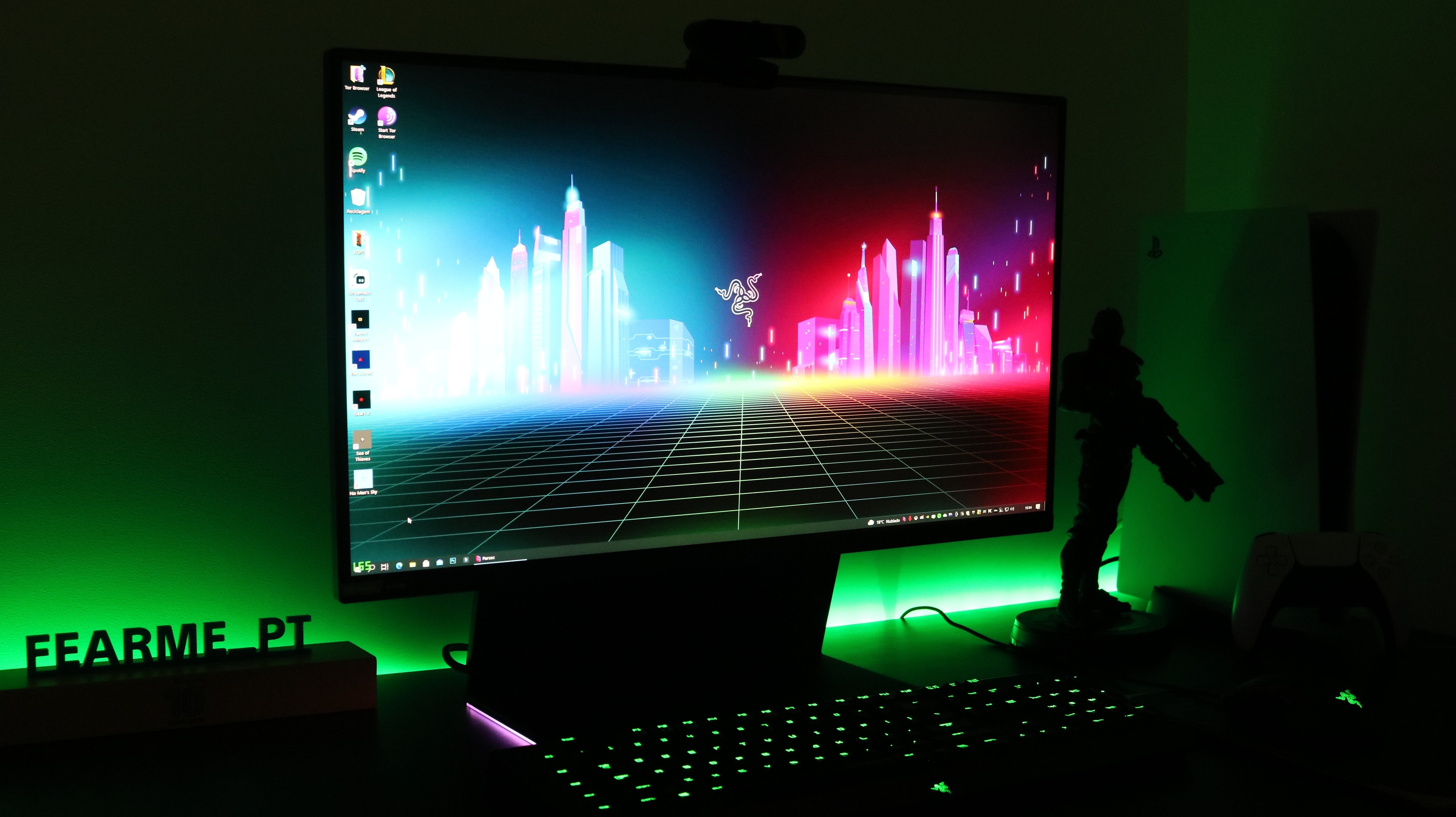 Imagem para Razer Raptor 27 165Hz Review - Suprema elegância