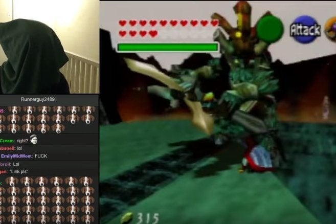 Image for Watch this real life Daredevil complete Ocarina of Time blindfolded