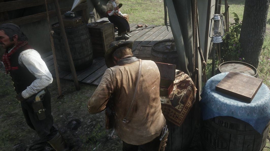 Afbeeldingen van Red Dead Redemption 2 camp upgrades lijst, en zo krijg je Leather Working Tools