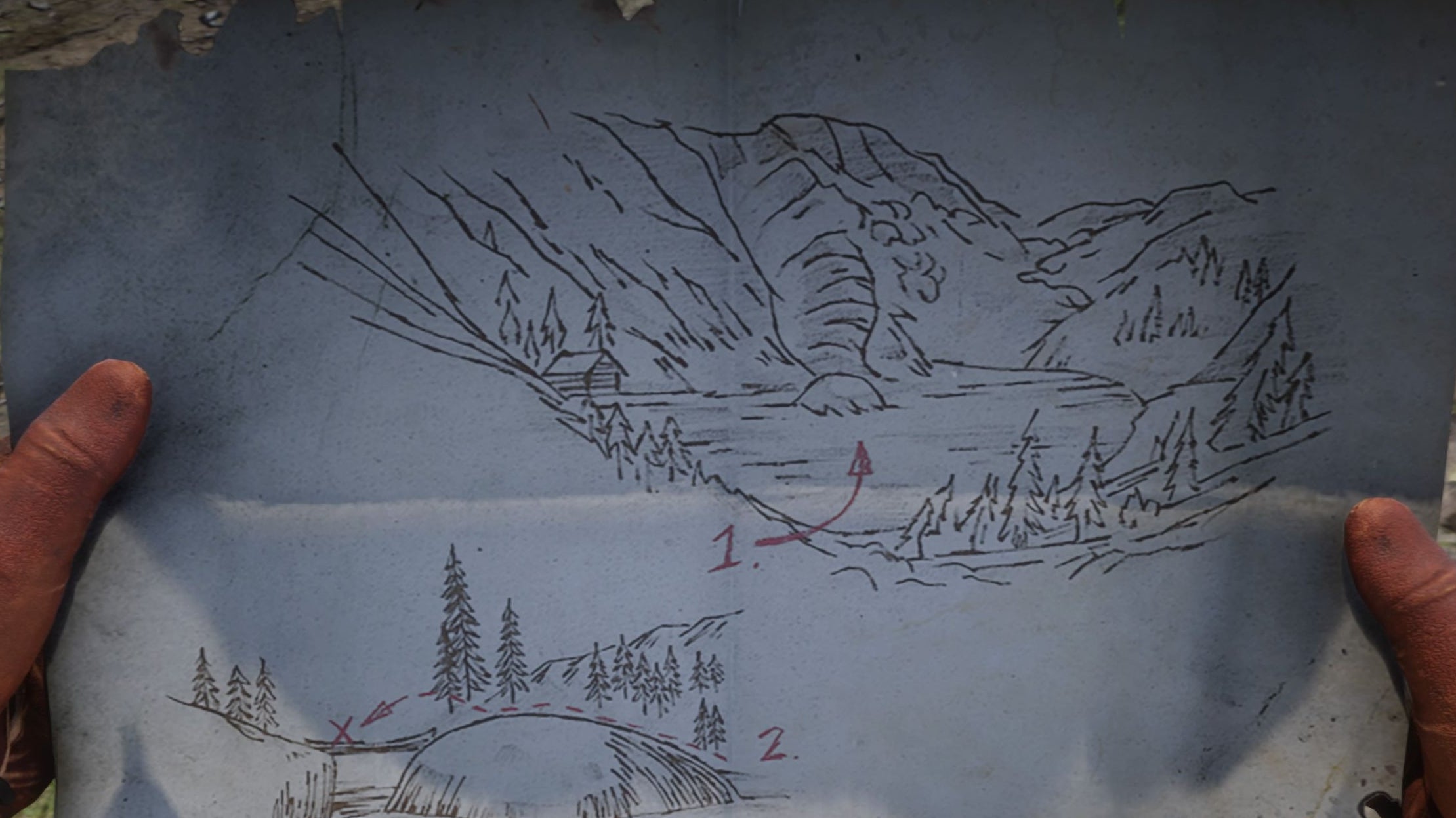 Afbeeldingen van Red Dead Redemption 2 High Stakes Treasure Map locaties - zo vind je de High Stakes schat