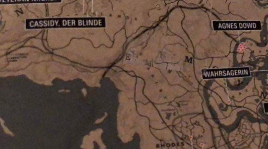Image for Red Dead Redemption 2's full map leaked