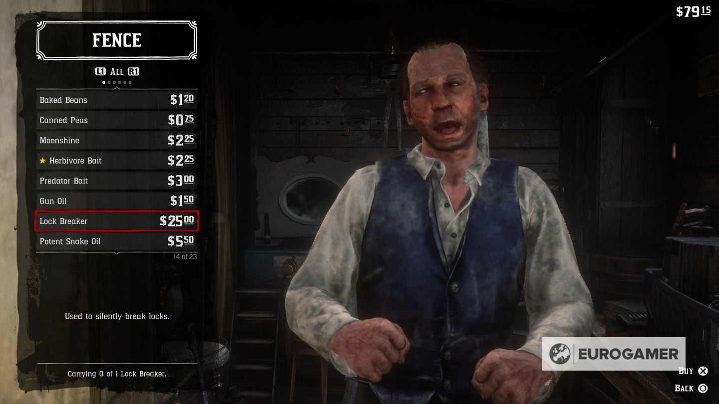 Red Dead Redemption 2 Fences explained and where to purchase the Lock Breaker - 40
