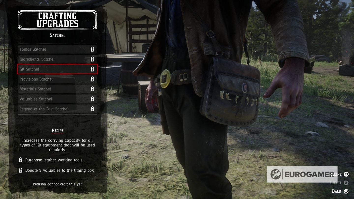rødme Blaze Tvunget Red Dead Redemption 2 satchel upgrades and how to get the best satchel |  Eurogamer.net