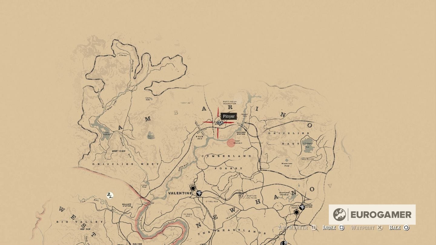 Red Dead Redemption 2 Jack Hall Gang Treasure Map locations - 98