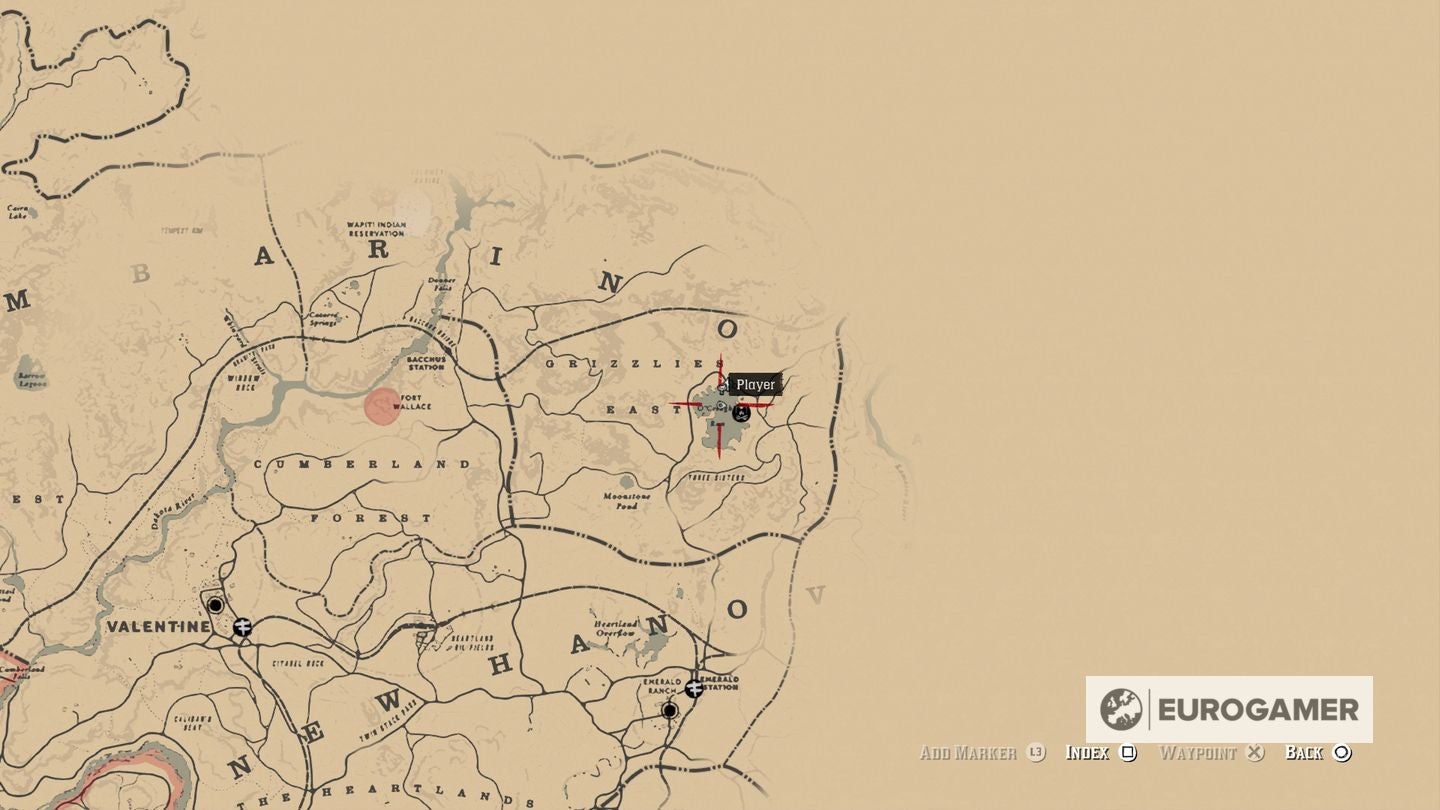 Red Dead Redemption 2 Jack Hall Gang Treasure Map locations - 19