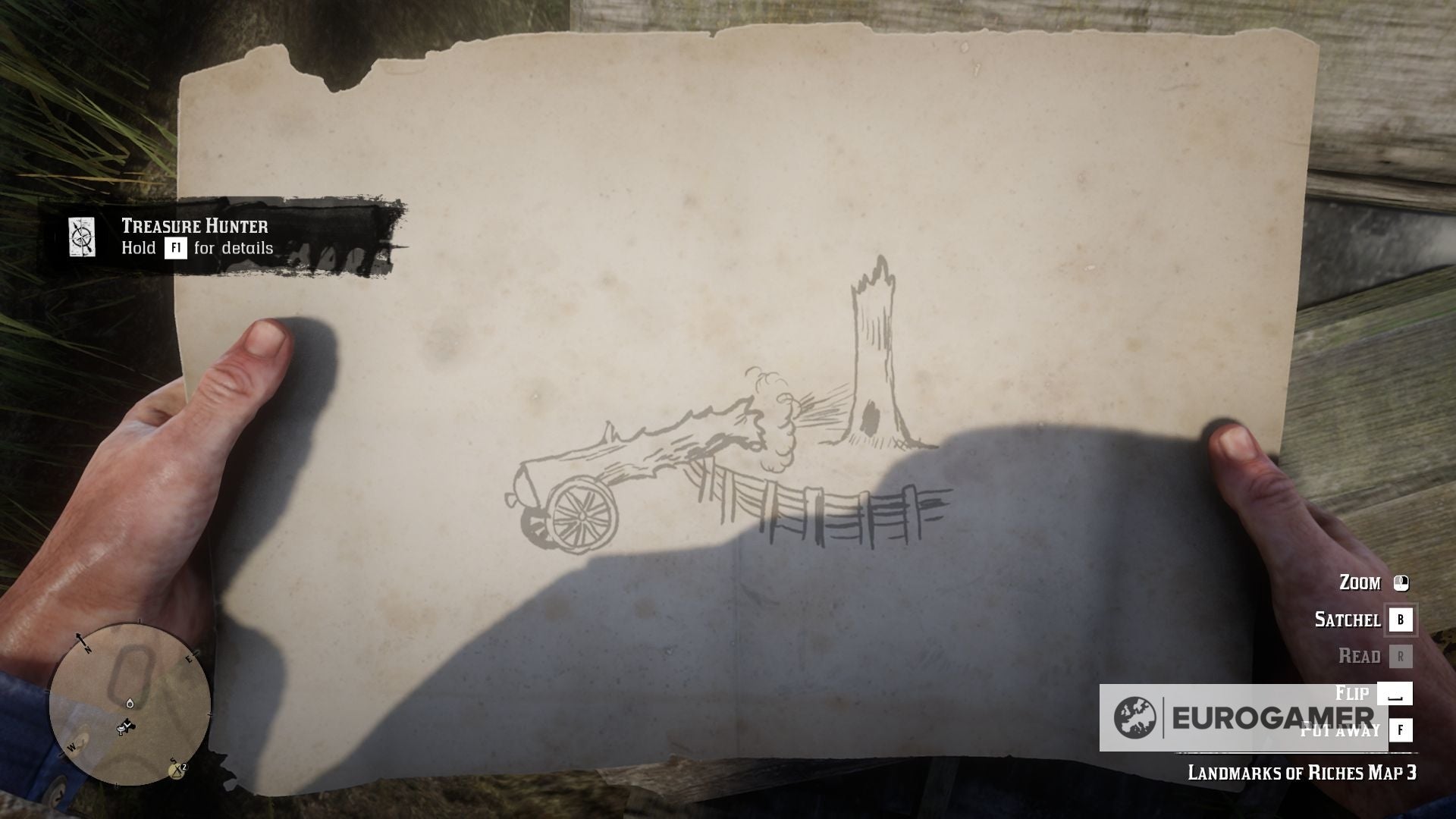 Red Dead Redemption 2 Landmarks of Riches Treasure Map locations - 15