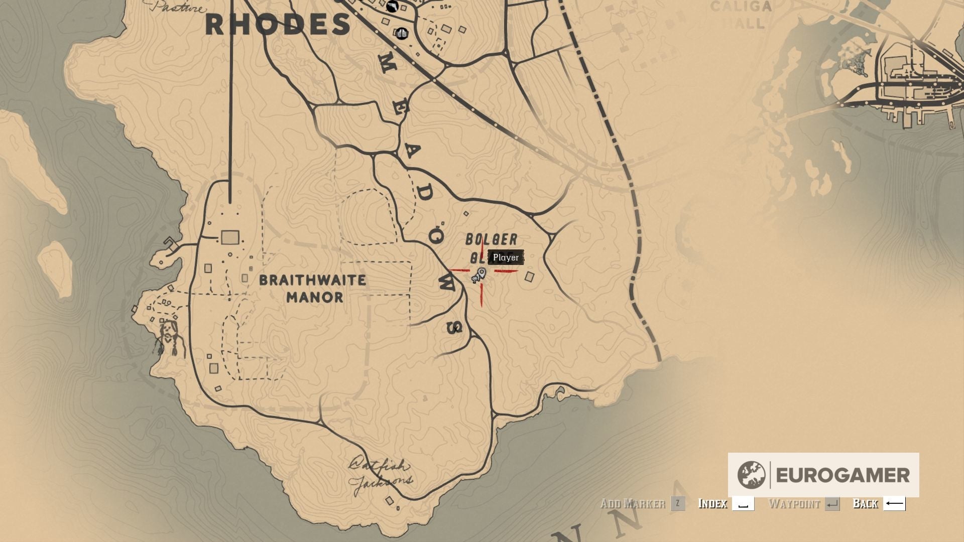 Red Dead Redemption 2 Landmarks of Riches Treasure Map locations - 82