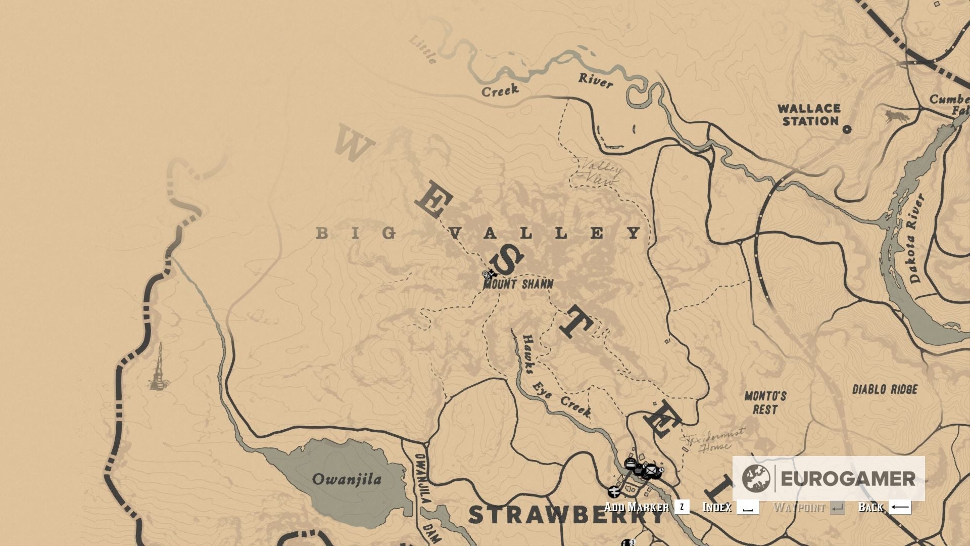 Red Dead Redemption 2 Landmarks of Riches Treasure Map locations - 73