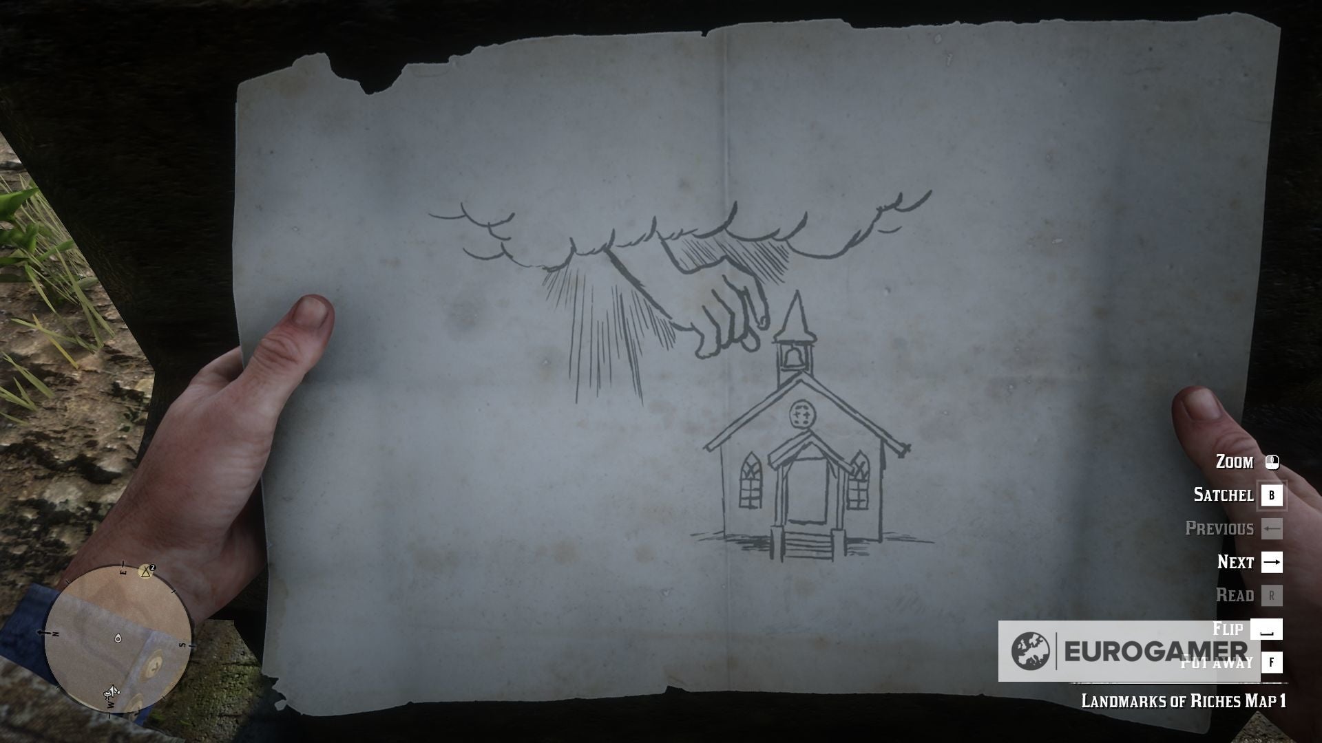 Red Dead Redemption 2 Landmarks of Riches Treasure Map locations - 66