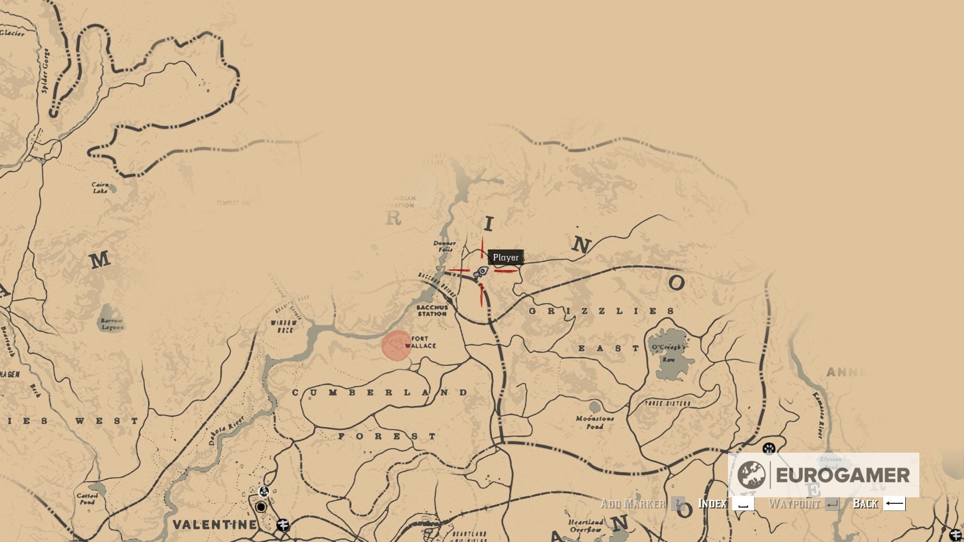Red Dead Redemption 2 Landmarks of Riches Treasure Map locations - 93