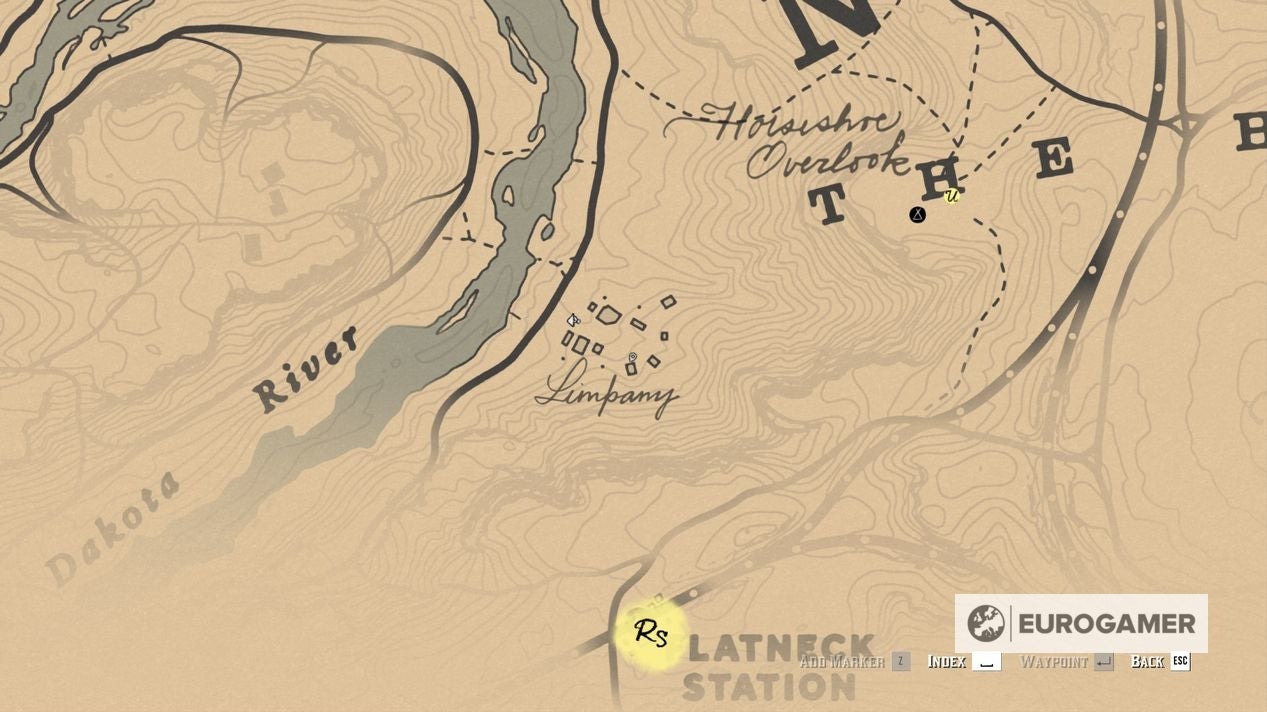 Red Dead Redemption 2 Le Tresor Des Morts Treasure Map locations - 98