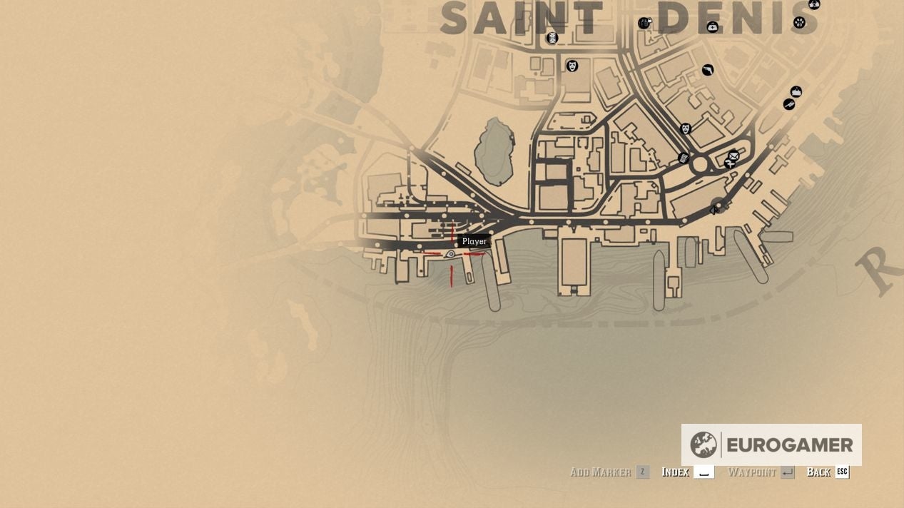 Red Dead Redemption 2 Le Tresor Des Morts Treasure Map locations - 42