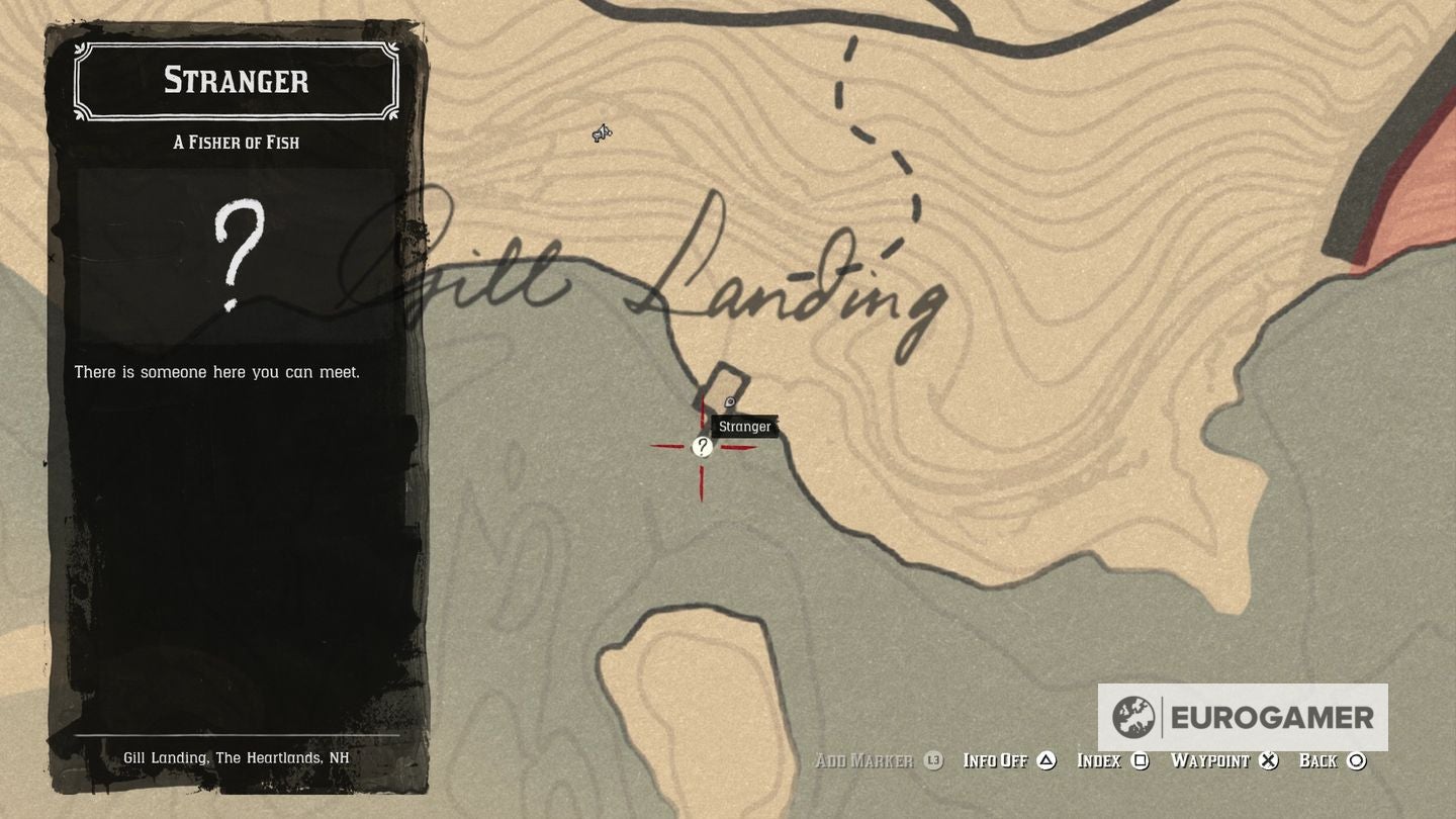 Red Dead Redemption 2 Stranger locations for Noblest of Men and a Woman  A Test of Faith  A Fisher of Fish  All That Glitters - 52