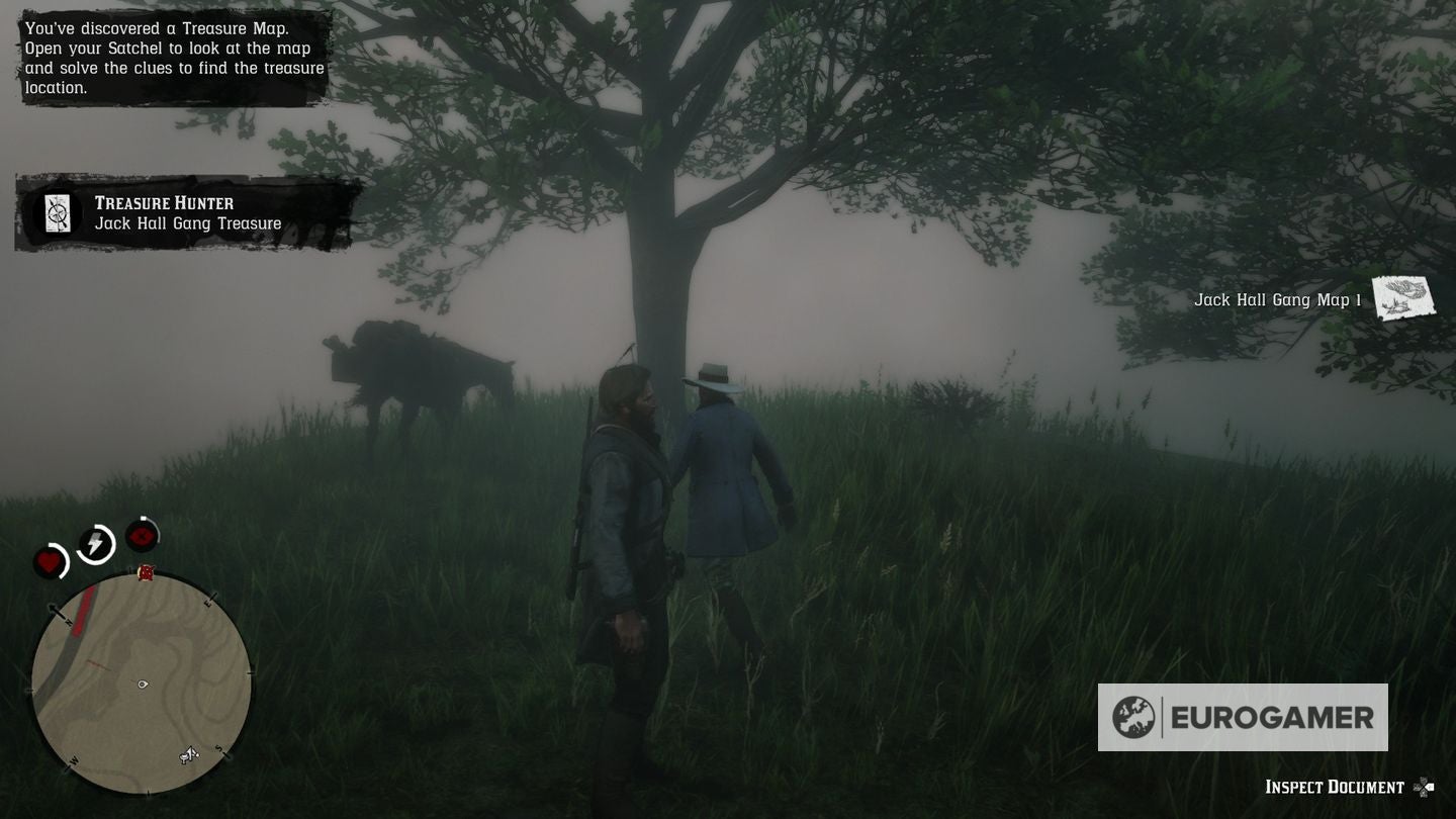Red Dead Redemption 2 Jack Hall Gang Treasure Map locations - 70
