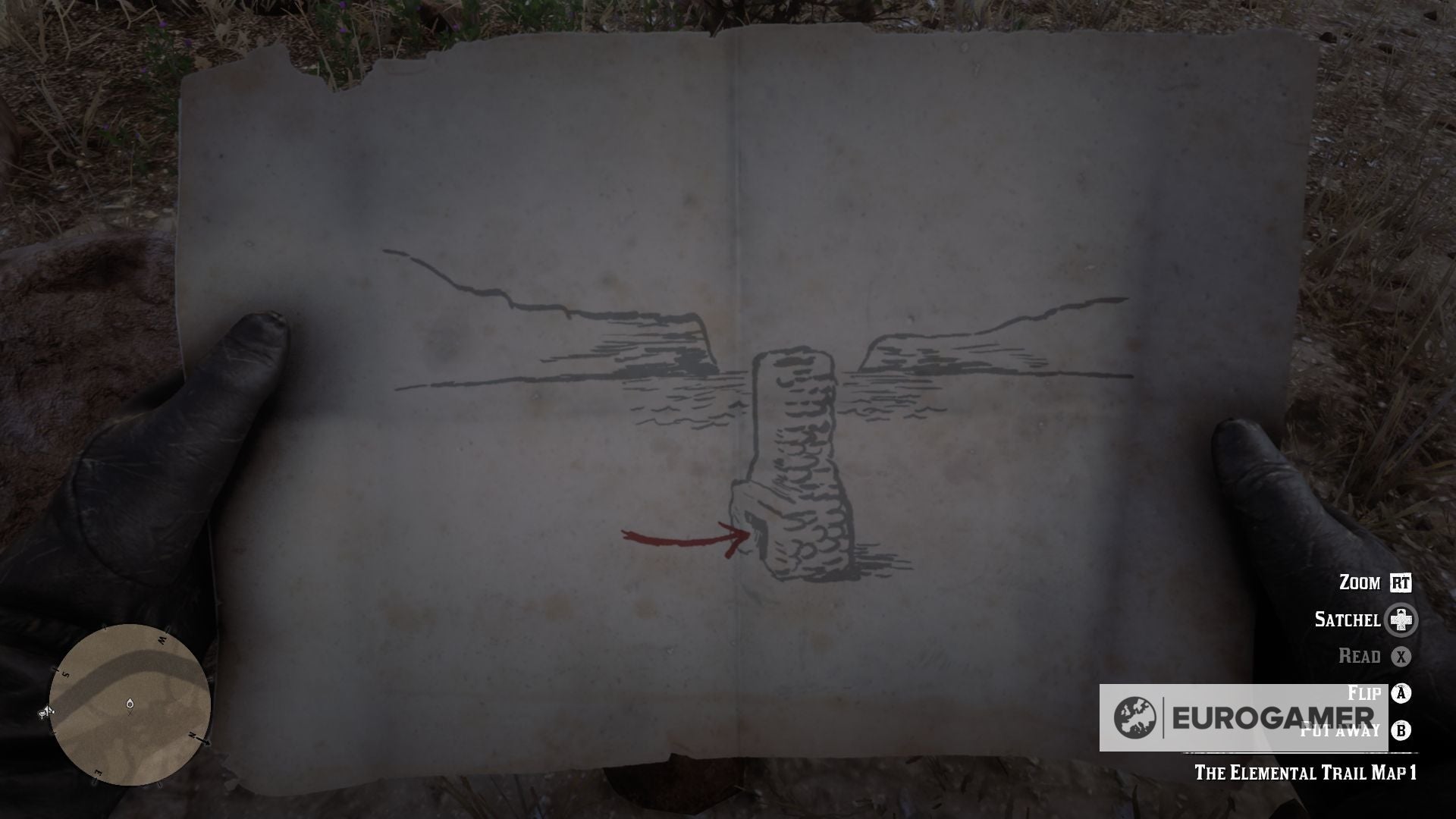 Red Dead Redemption 2 The Elemental Trail Treasure Map locations - 25
